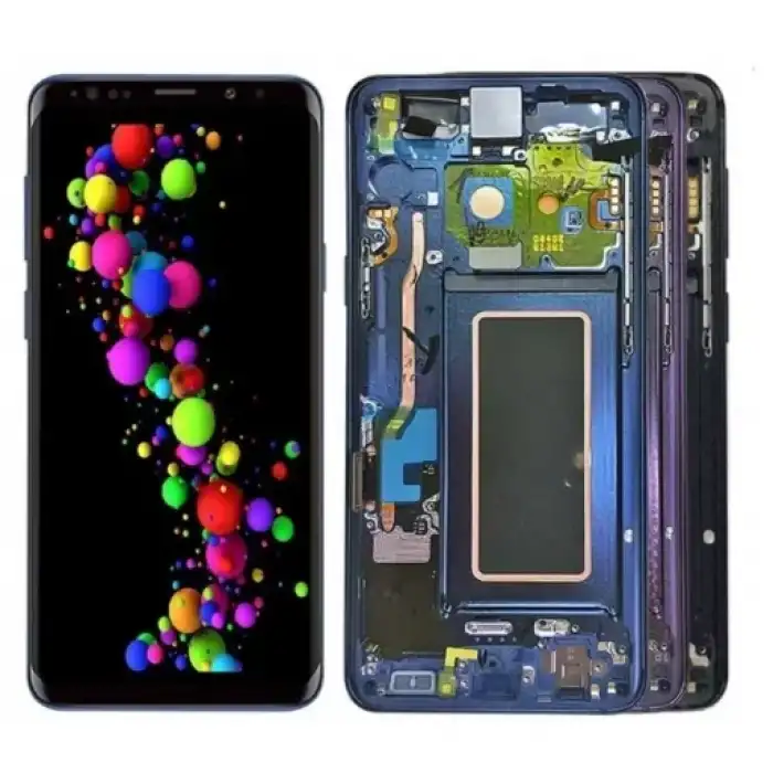 Samsung Uyumlu Galaxy S9 G960 Lcd Ekran Dokunmatik Gri Servis Gh97-21697C