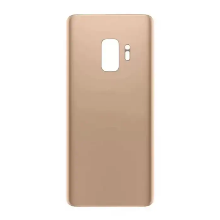 Samsung Uyumlu Galaxy S9 Plus G965 Kasa Kapak Gold Çıtalı