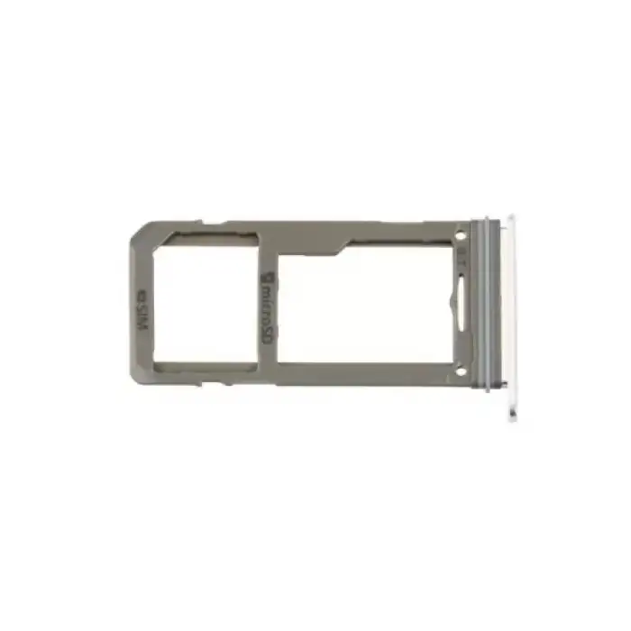Samsung Uyumlu Galaxy S9 Plus G965 Sim Kart Tepsisi Silver Çift