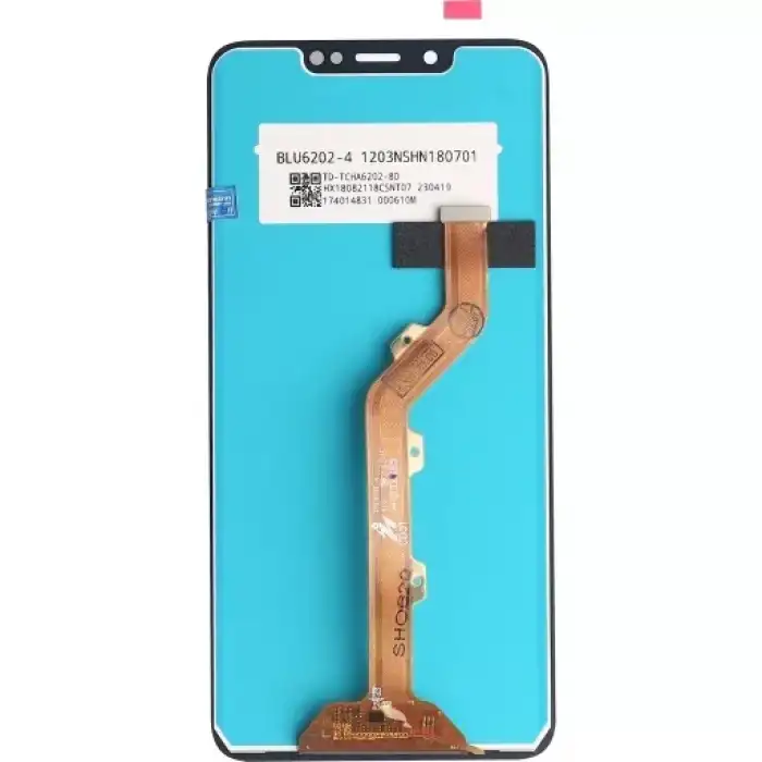 Tecno Uyumlu Spark 3 Lcd Ekran Dokunmatik Siyah Çıtasız