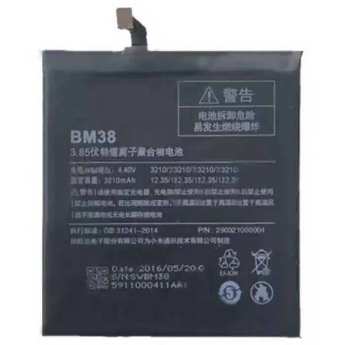 Xiaomi Uyumlu Mi 4S Batarya Bm38