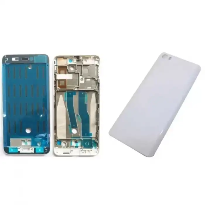 Xiaomi Uyumlu Mi 5 Kasa Kapak Beyaz Çıtalı