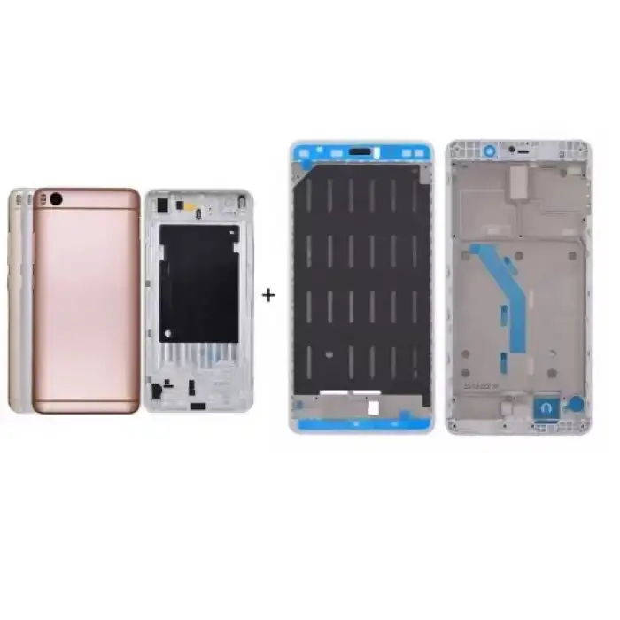 Xiaomi Uyumlu Mi 5S Kasa Kapak Pembe Çıtalı