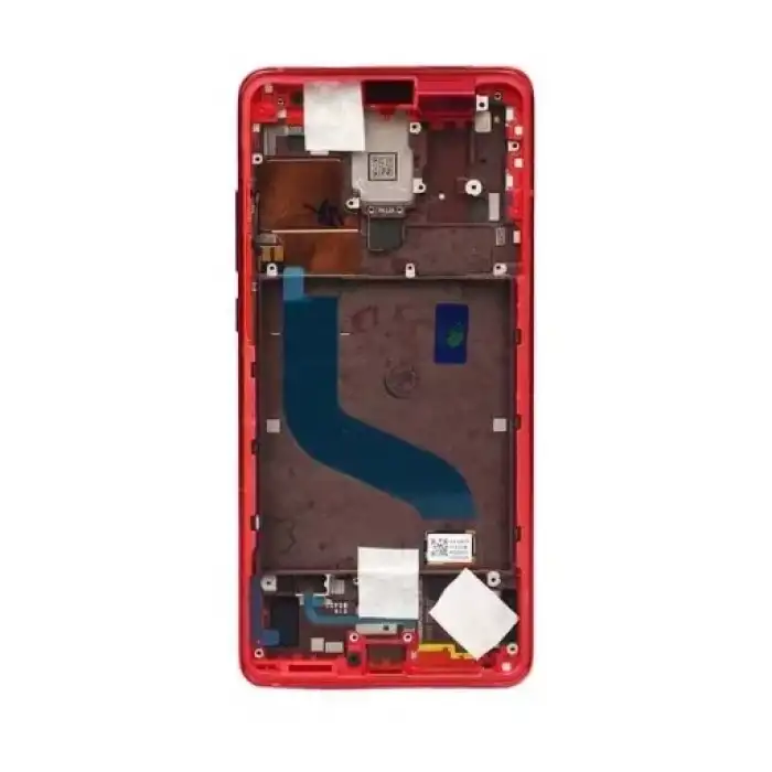 Xiaomi Uyumlu Mi 9T Pro Lcd Ekran Dokunmatik Kırmızı Çıtalı Servis