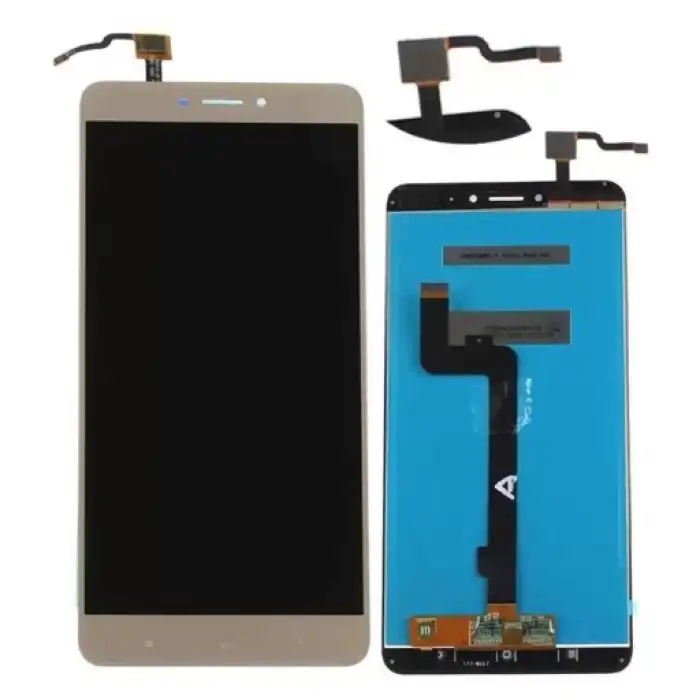 Xiaomi Uyumlu Mi Max 2 Lcd Ekran Dokunmatik Gold Çıtasız