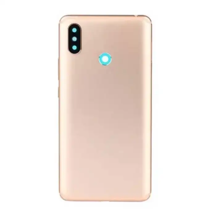 Xiaomi Uyumlu Mi Max 3 Kasa Kapak Gold Çıtalı