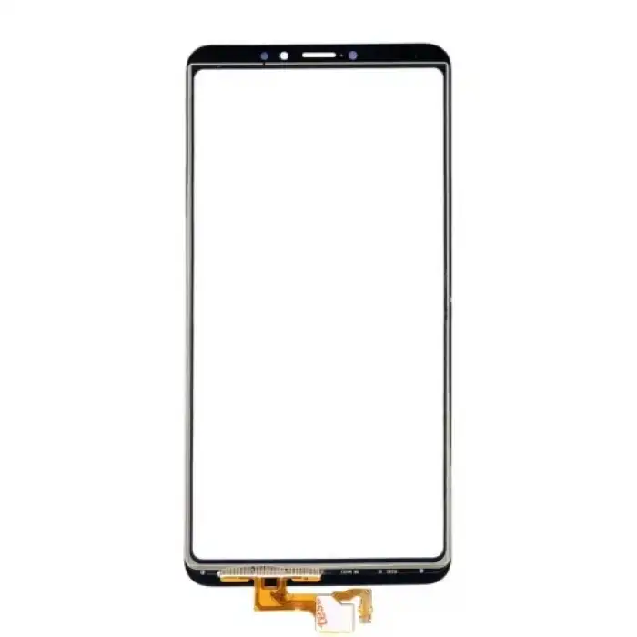 Xiaomi Uyumlu Mi Max 3 Touch Ocalı Siyah Çıtasız