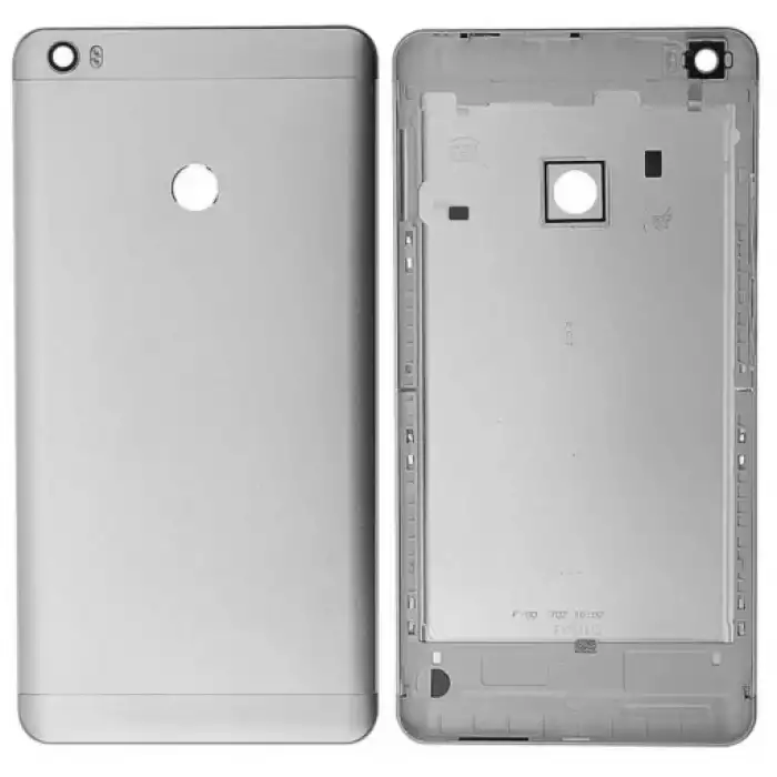 Xiaomi Uyumlu Mi Max Kasa Kapak Gümüş Çıtasız