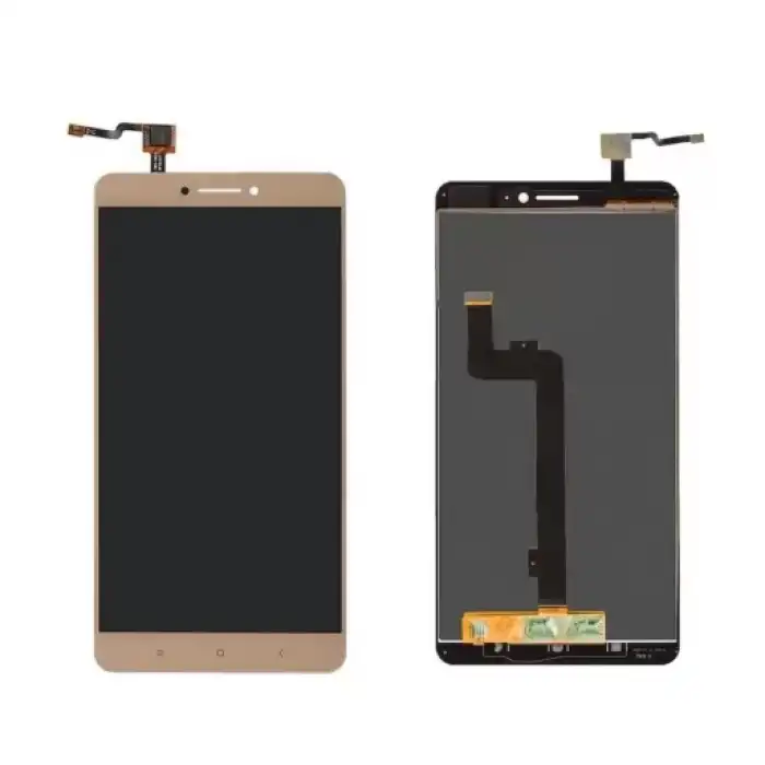 Xiaomi Uyumlu Mi Max Lcd Ekran Dokunmatik Gold Çıtasız