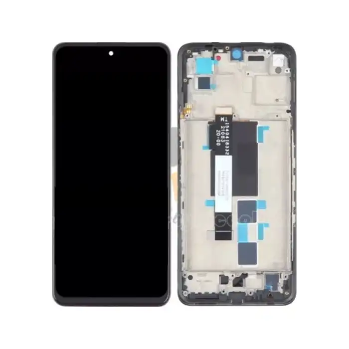Xiaomi Uyumlu POCO X3 Gt Lcd Ekran Dokunmatik Siyah Çıtalı