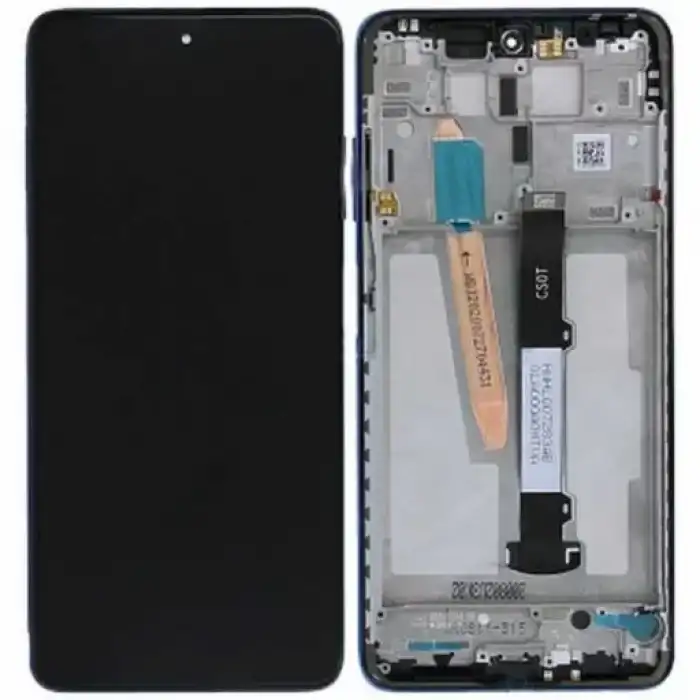 Xiaomi Uyumlu POCO X3 Lcd Ekran Dokunmatik Mavi Çıtalı Servis