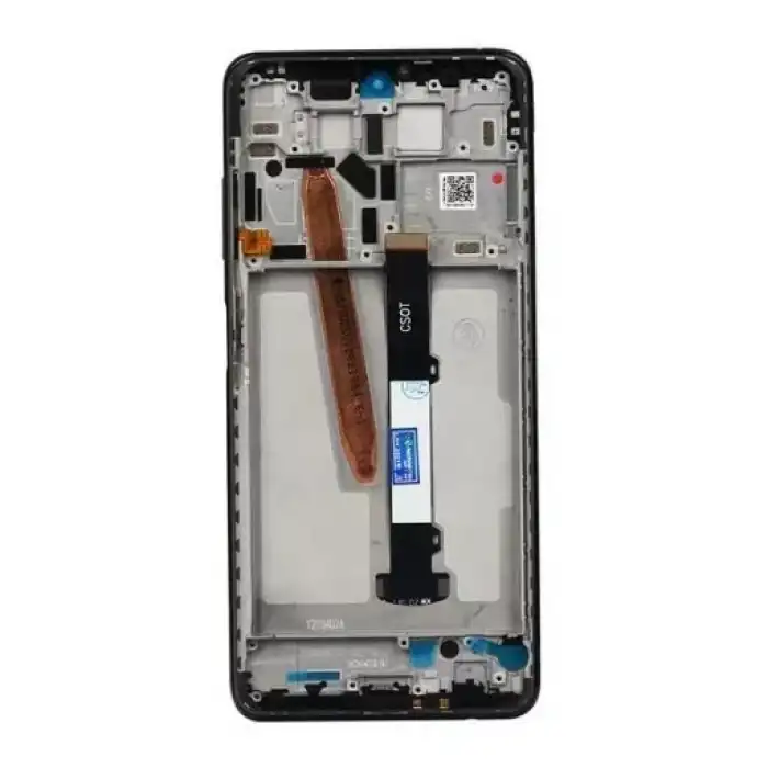 Xiaomi Uyumlu POCO X3 Lcd Ekran Dokunmatik Siyah Çıtalı