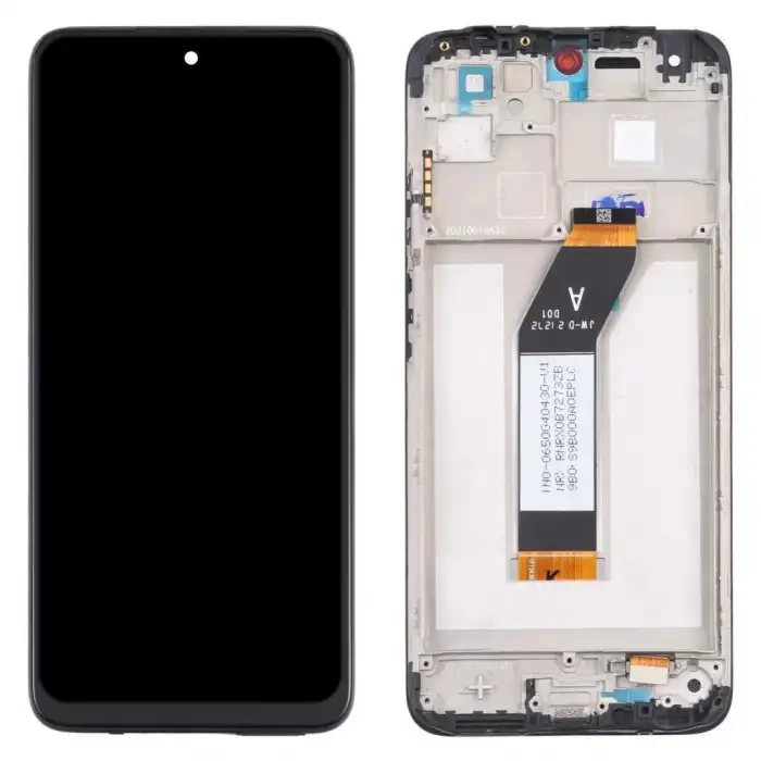 Xiaomi Uyumlu Redmi 10 5G Lcd Ekran Dokunmatik Siyah Çıtalı