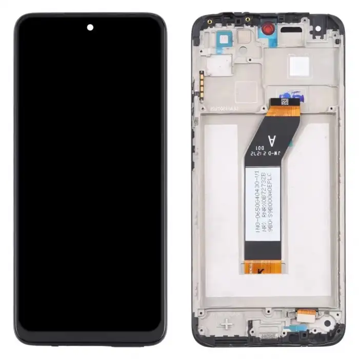 Xiaomi Uyumlu Redmi 10 Lcd Ekran Dokunmatik Siyah Çıtalı