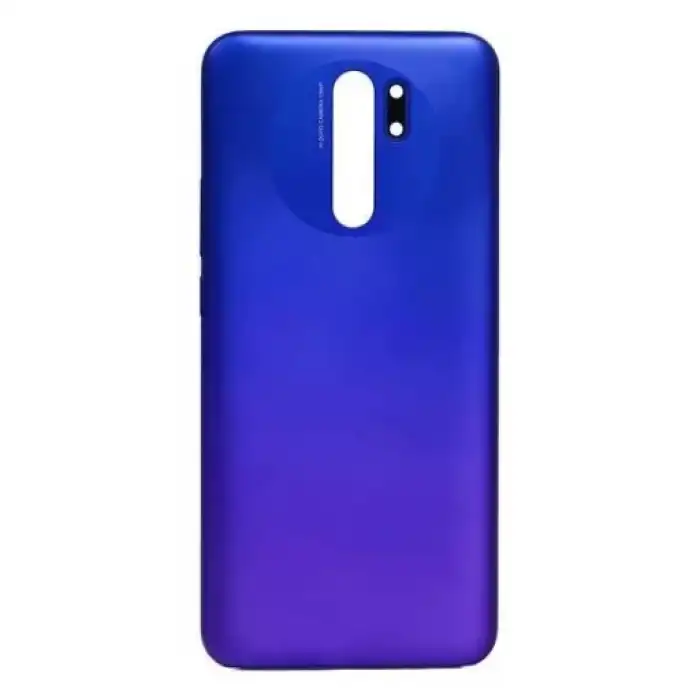 Xiaomi Uyumlu Redmi 9 Kasa Kapak Mavi Çıtasız