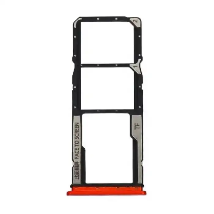Xiaomi Uyumlu Redmi 9C Sim Kart Tepsisi Turuncu