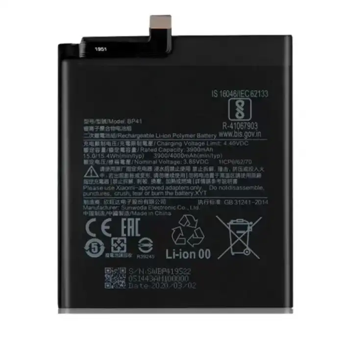 Xiaomi Uyumlu Redmi K20 / Mi 9T Pro Bp41 Batarya Pil
