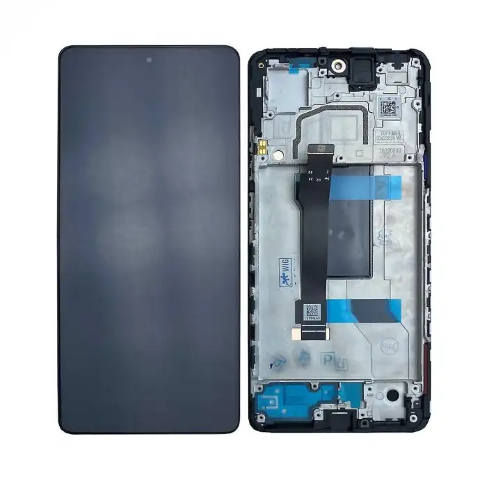 Xiaomi Uyumlu Redmi Note 12 5G Lcd Ekran Dokunmatik Siyah Çıtalı Servis