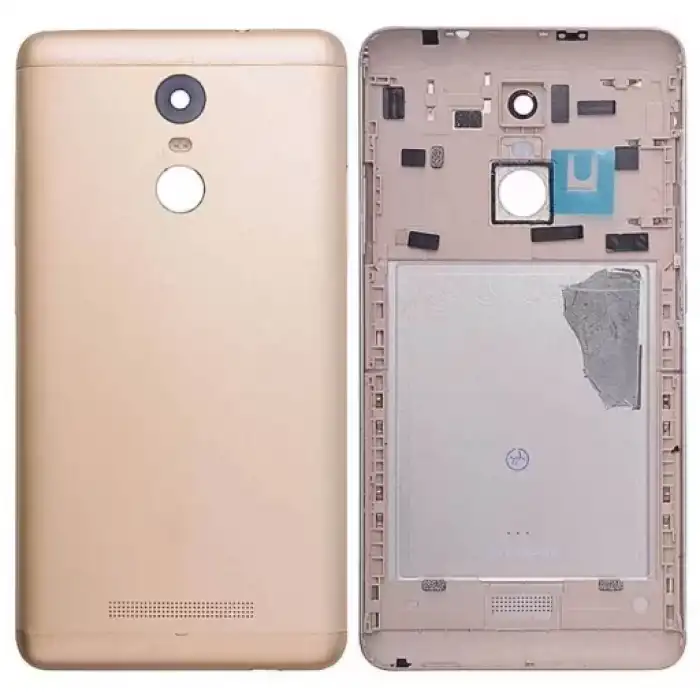 Xiaomi Uyumlu Redmi Note 3 Kasa Kapak Gold Çıtasız