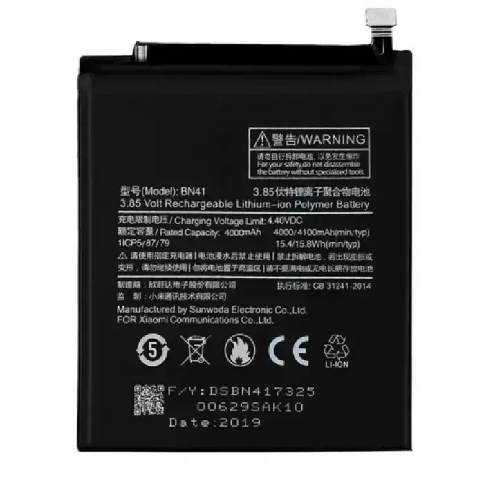 Xiaomi Uyumlu Redmi Note 4 Bn41 Batarya Pil