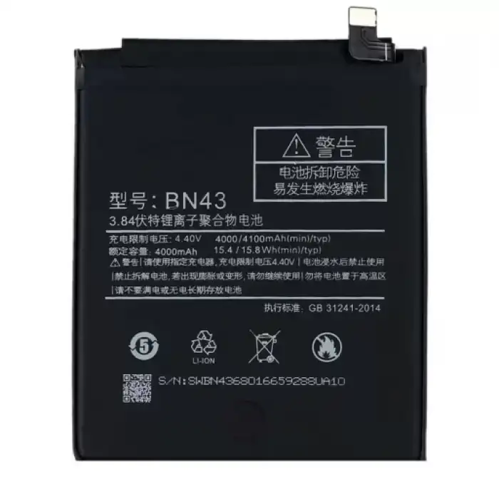 Xiaomi Uyumlu Redmi Note 4X Bn43 Batarya Pil