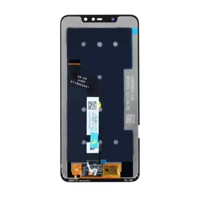 Xiaomi Uyumlu Redmi Note 6 Pro Lcd Ekran Dokunmatik Siyah Çıtasız