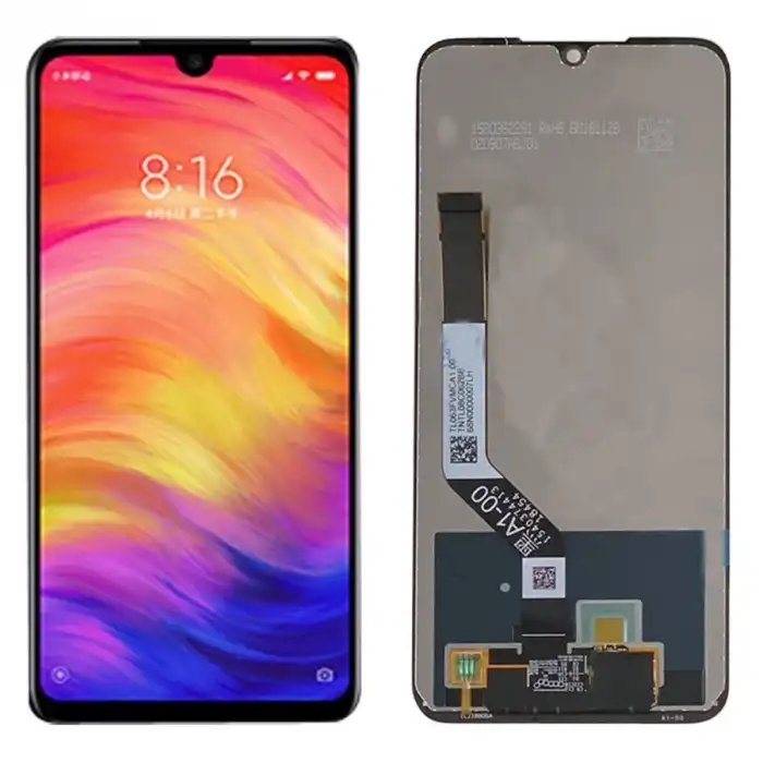 Xiaomi Uyumlu Redmi Note 7 Pro Lcd Ekran Dokunmatik Siyah Çıtasız