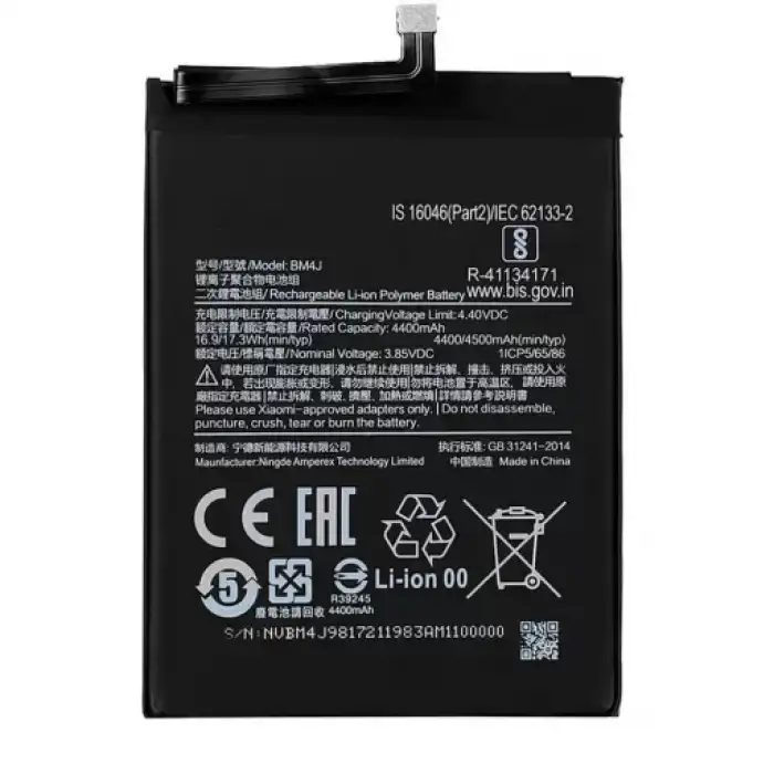 Xiaomi Uyumlu Redmi Note 8 Pro Bm4J Batarya Pil