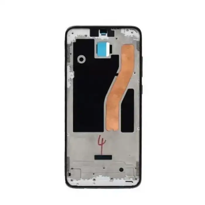 Xiaomi Uyumlu Redmi Note 8 Pro Kasa Kapak Beyaz Çıtalı Çift Sim