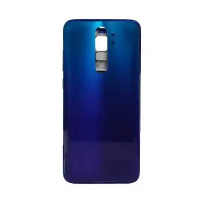 Xiaomi Uyumlu Redmi Note 8 Pro Kasa Kapak Mavi Çıtalı Tek Sim
