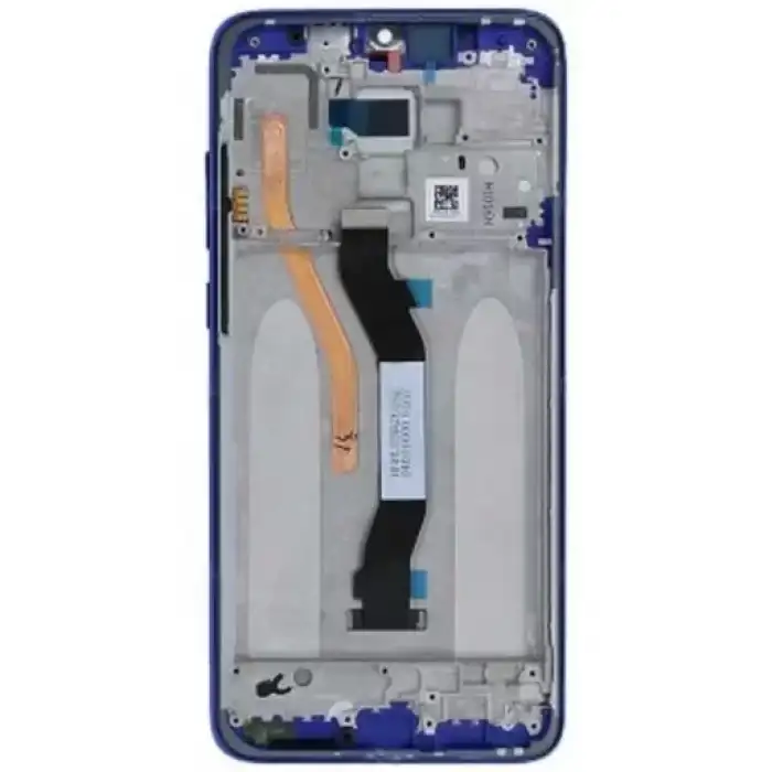 Xiaomi Uyumlu Redmi Note 8 Pro Lcd Ekran Dokunmatik Mavi Çıtalı Servis Tek Hatlı