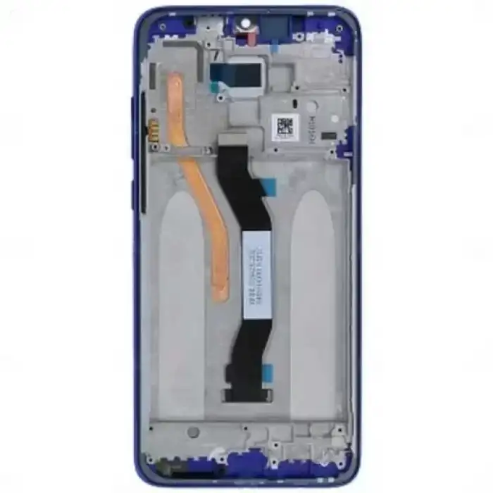 Xiaomi Uyumlu Redmi Note 8 Pro Lcd Ekran Dokunmatik Mavi Çıtalı Tek Hatlı