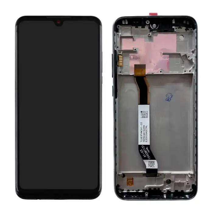 Xiaomi Uyumlu Redmi Note 8T Lcd Ekran Dokunmatik Siyah Çıtalı