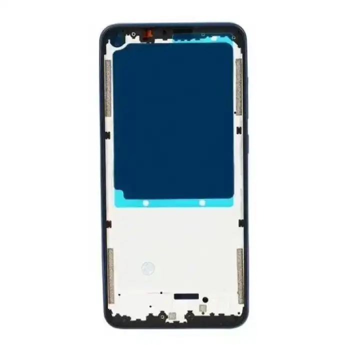 Xiaomi Uyumlu Redmi Note 9 Kasa Kapak Mavi Çıtalı