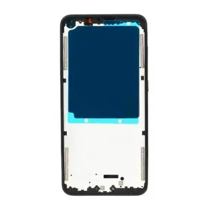 Xiaomi Uyumlu Redmi Note 9 Kasa Kapak Siyah Çıtalı