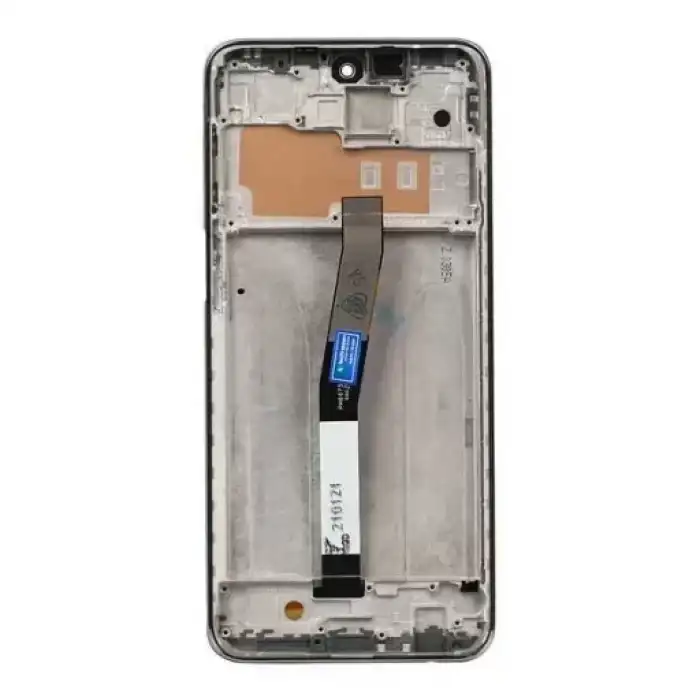 Xiaomi Uyumlu Redmi Note 9 Pro Lcd Ekran Dokunmatik Silver Çıtalı