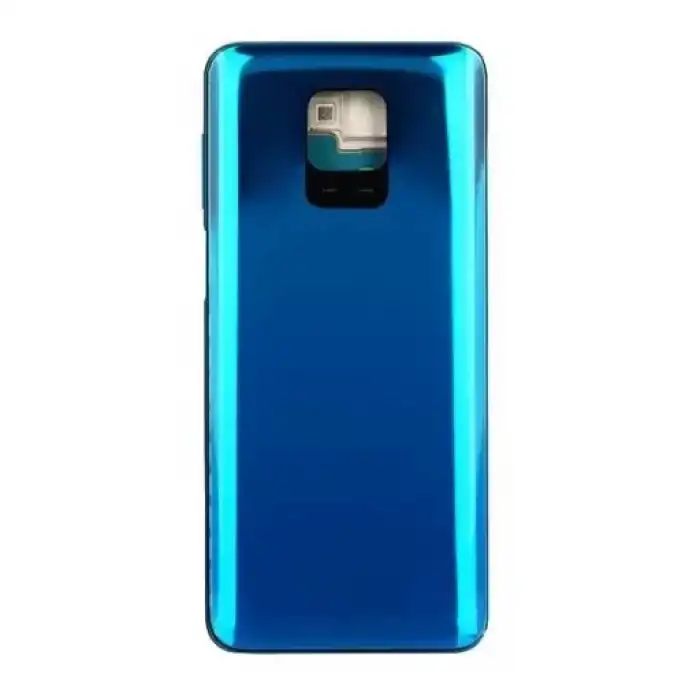 Xiaomi Uyumlu Redmi Note 9S Kasa Kapak Mavi Çıtalı