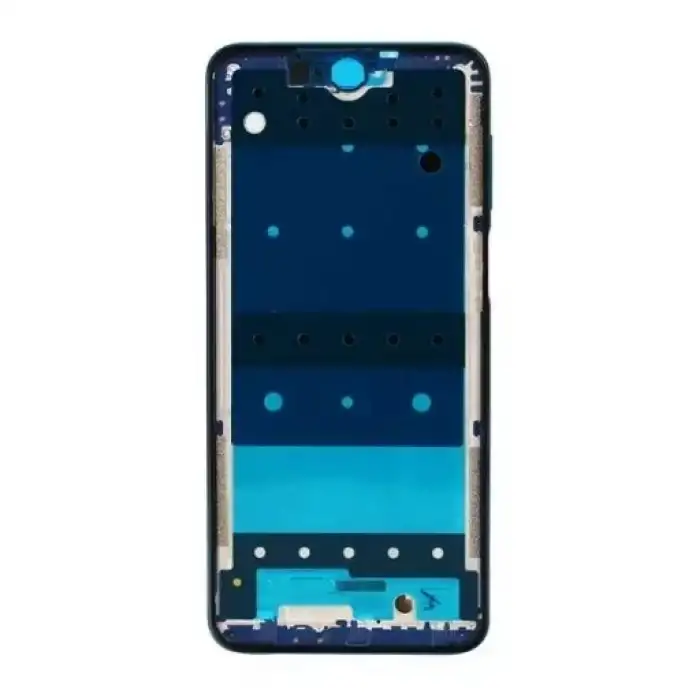 Xiaomi Uyumlu Redmi Note 9S Kasa Kapak Mavi Çıtalı