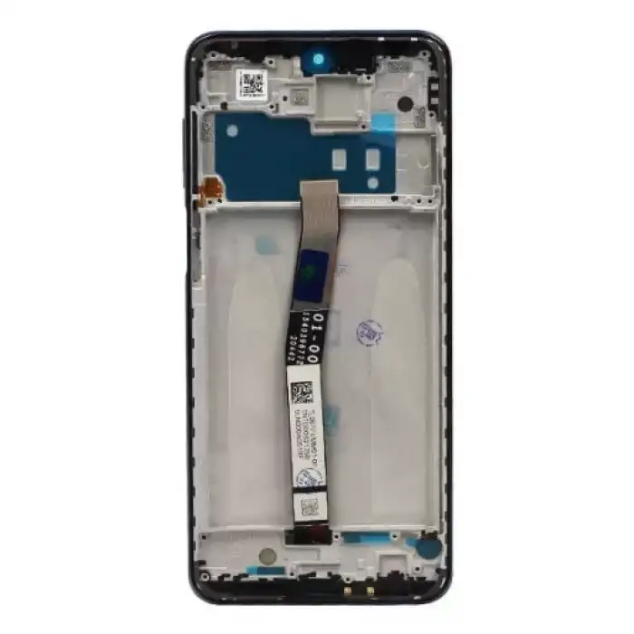 Xiaomi Uyumlu Redmi Note 9S Lcd Ekran Dokunmatik Silver Çıtalı Servis