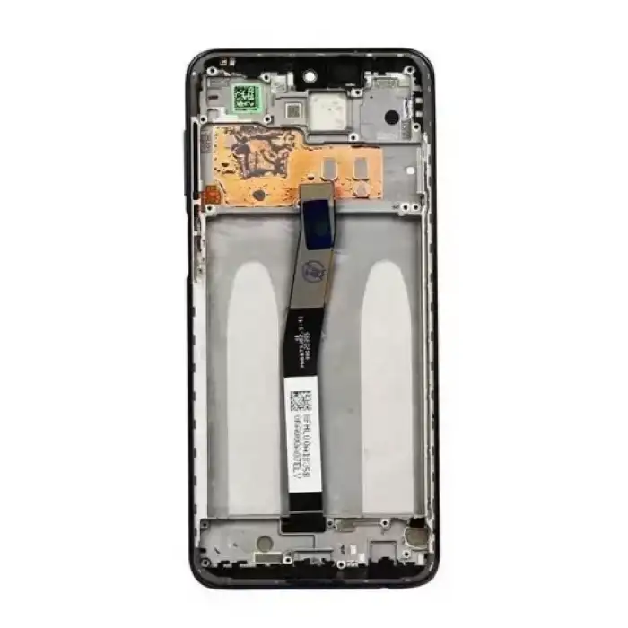 Xiaomi Uyumlu Redmi Note 9S Lcd Ekran Dokunmatik Siyah Çıtalı Servis