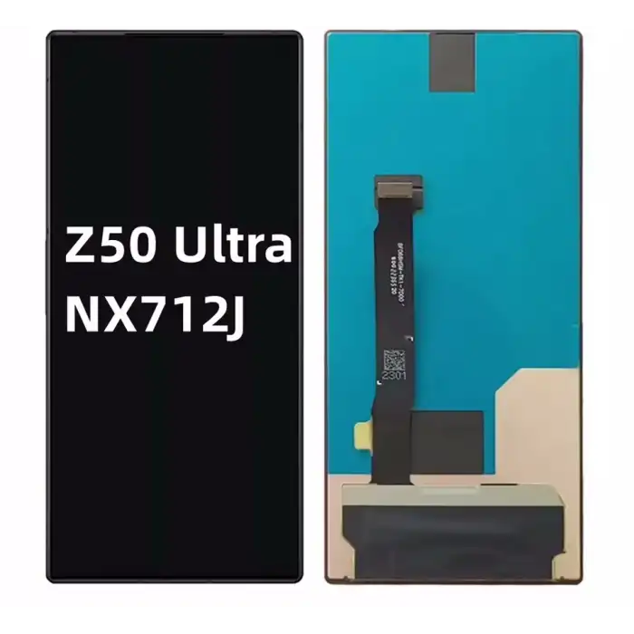 ZTE Uyumlu Nubia Z50 Ultra Lcd Ekran Dokunmatik Siyah Çıtasız Servis