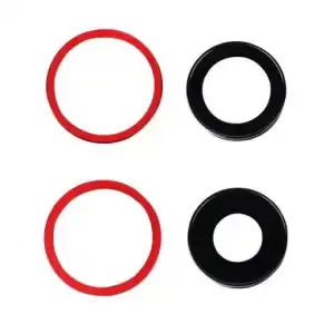 Apple Uyumlu iPhone 11 Kamera Lensi Kırmızı