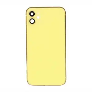 Apple Uyumlu iPhone 11 Kasa Kapak Sarı Boş