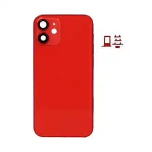 Apple Uyumlu iPhone 12 Mini Kasa Kapak Kırmızı Boş