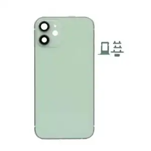 Apple Uyumlu iPhone 12 Mini Kasa Kapak Yeşil Boş