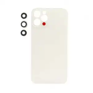 Apple Uyumlu iPhone 12 Pro Arka Kapak Kamera Lensli Beyaz