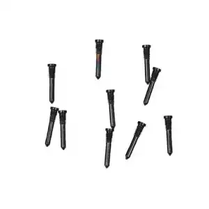 Apple Uyumlu iPhone 12 Pro Max Alt Vida Siyah 10 Adet