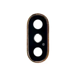 Apple Uyumlu iPhone Xs Kamera Lensi Gold