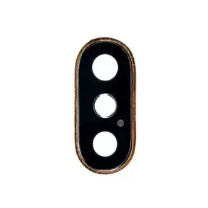 Apple Uyumlu iPhone Xs Max Kamera Lensi Gold