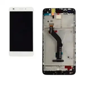 Huawei Uyumlu Gt3 Lcd Ekran Dokunmatik Beyaz Çıtalı